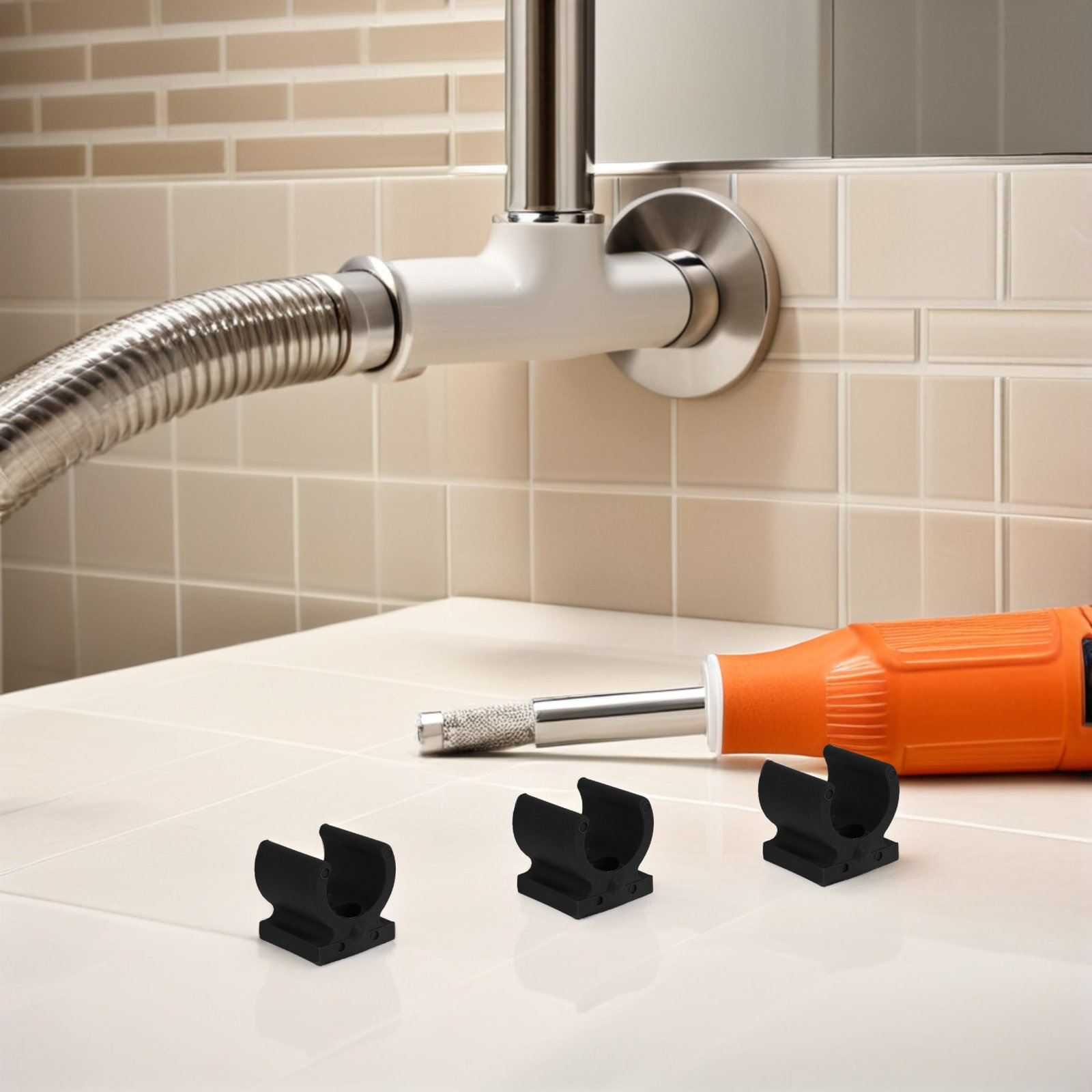 20Pcs Commode Chair Pipe Faste - Plastic Pipe Clip 评论和价格