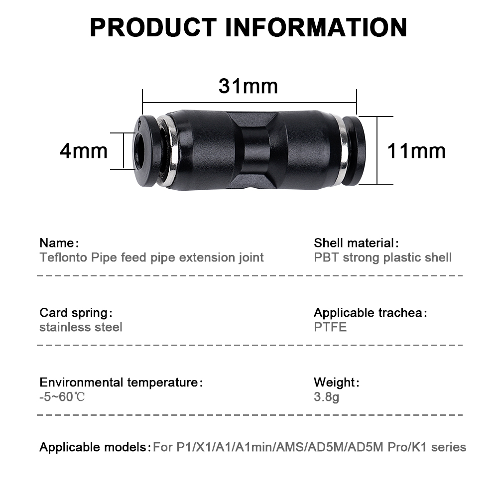 For Bambu Lab X1 X1C X1E P1P P - Ptfe Tape Thread 评论和价格