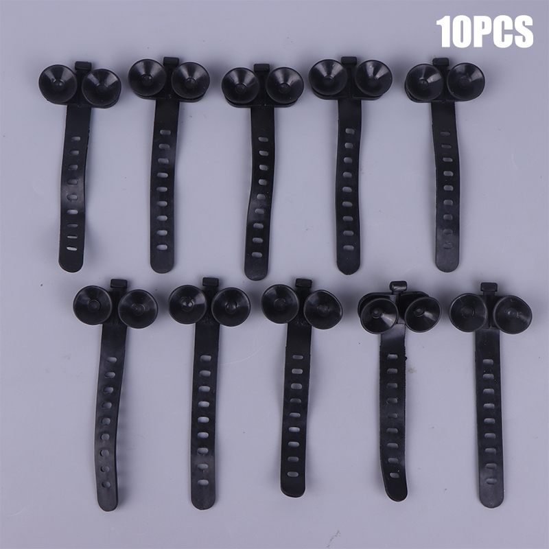 10Pcs/set Fish Tank Tie Suctio - Plastic Pipe Clip 评论和价格