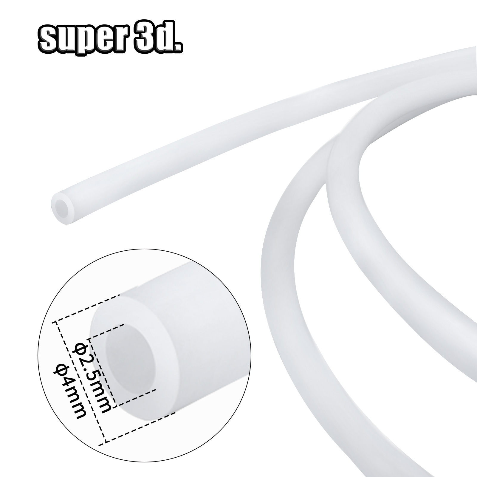 PTFE Tube 3D Printer 2.5mm 4mm - Ptfe Tape Thread 评论和价格